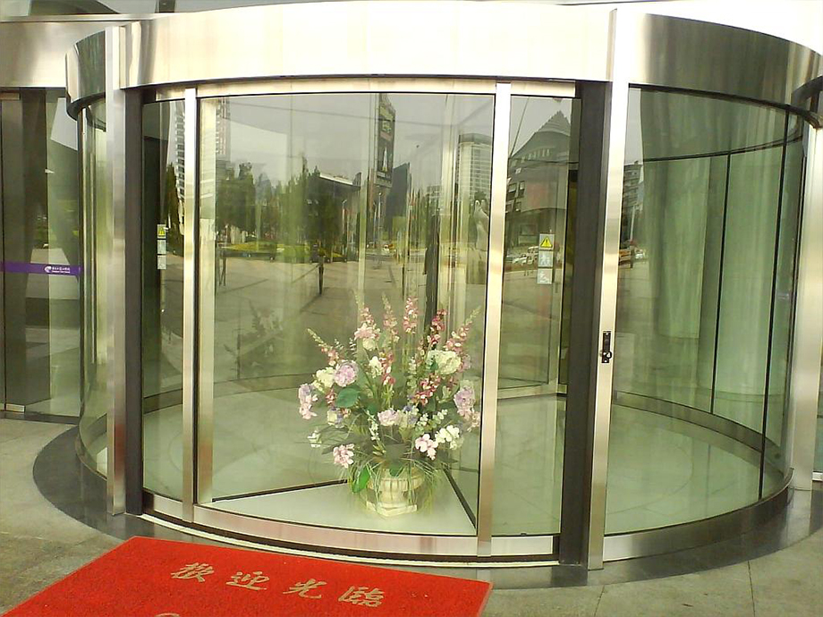 自动旋转门